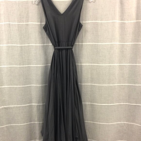 Peasant Boho Midi Dress Gray by Xirena Finley Size Small - Picture 3 of 3